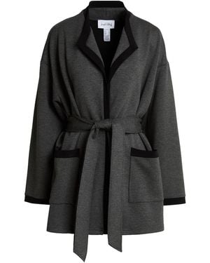 Joseph Ribkoff Charcoal Jacket Rayon, Polyester, Elastane - Black