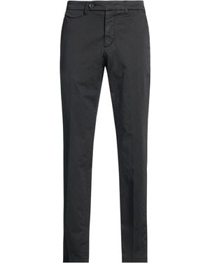 Paoloni Trousers Cotton, Elastane - Grey