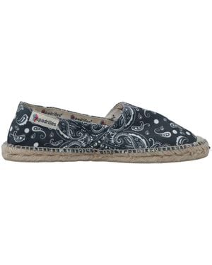 Espadrilles Charcoal Textile Fibers - Blue