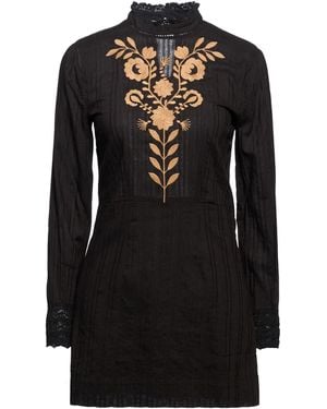 Antik Batik Minivestido - Negro