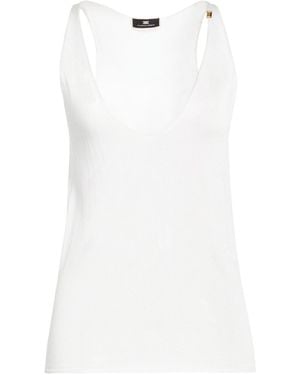 Elisabetta Franchi Top - Blanco