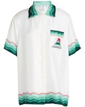CASABLANCA Shirt Silk - Green