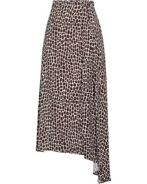 MSGM Maxi Skirt Viscose - White