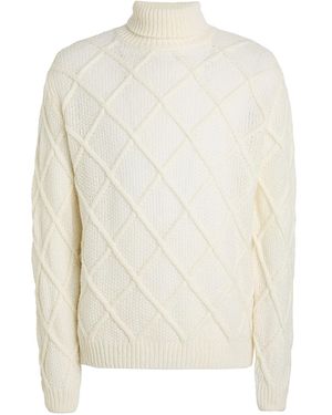 Daniele Fiesoli Rollkragenpullover - Weiß