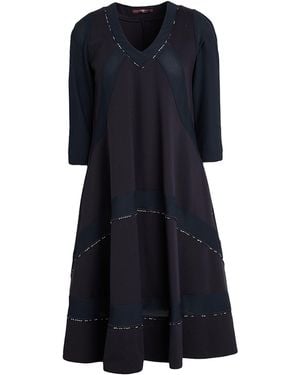 High Midnight Midi Dress Rayon, Nylon, Elastane - Blue