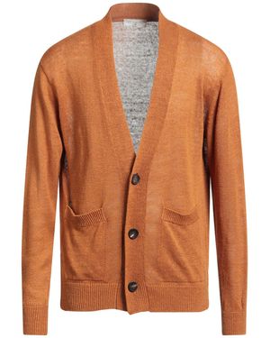 FILIPPO DE LAURENTIIS Cardigan Linen, Silk - Orange