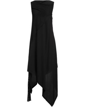 Limi Feu Midi Dress Cellulose, Cupro, Cotton - Black