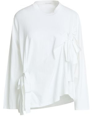 Cecilie Bahnsen T-Shirt Cotton, Elastane - White