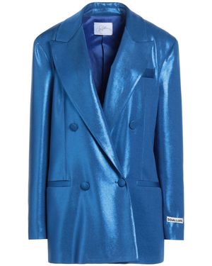 Soallure Blazer Polyester, Elastane - Blue