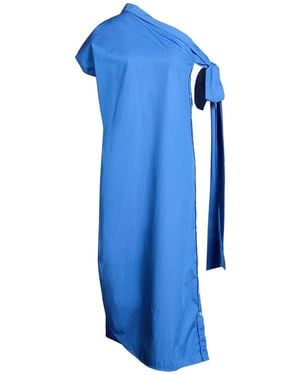 Tela Azure Maxi Dress Cotton - Blue