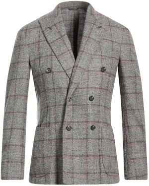 GABO Napoli Blazer Alpaca Wool, Wool, Polyamide - Grey