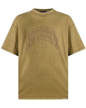 Represent Khaki T-Shirt Cotton - Green