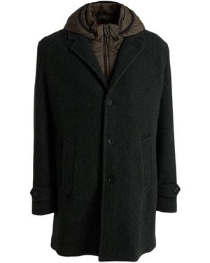 Paltò Dark Coat Virgin Wool - Black