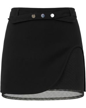 The Attico Mini Skirt - Black