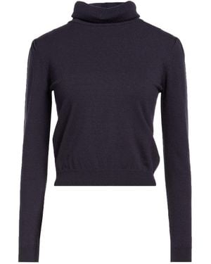 Soallure Turtleneck Viscose, Polyester, Polyamide - Blue