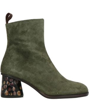 Maliparmi Military Ankle Boots Leather - Green