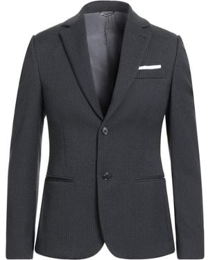 Daniele Alessandrini Blazer Polyester, Viscose, Elastane - Black