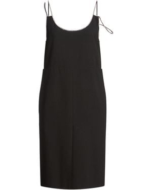 Celine Midi Dress Acetate, Viscose - Black