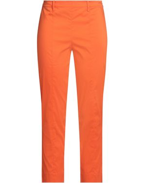 Patrizia Pepe Pants Cotton, Polyamide, Elastane - Orange
