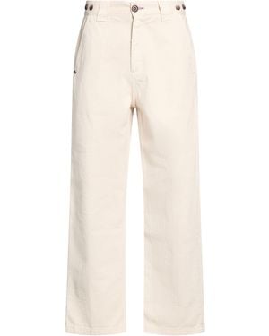 Berna Ivory Pants Cotton - Natural