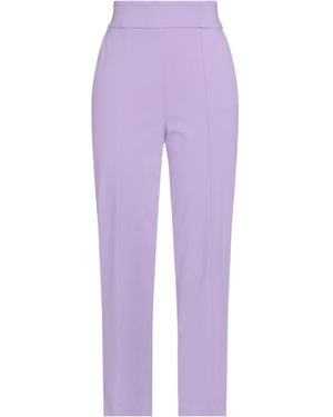 Manila Grace Pants Viscose, Polyamide, Elastane - Purple
