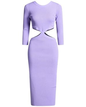 Elisabetta Franchi Midi Dresses - Purple