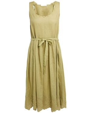 High Midi Dress - Green