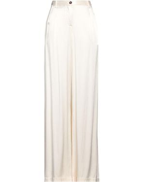 I LOVE MP Cream Pants Viscose - White