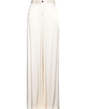 I LOVE MP Cream Pants Viscose - White