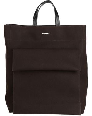 Jil Sander Dark Handbag Textile Fibres - Black