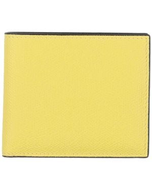 Valextra Wallet - Yellow