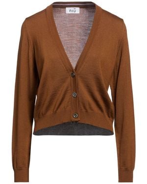 Niu Cardigan Merino Wool - Brown