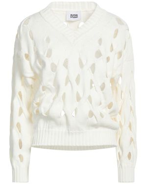 Alpha Studio Pullover - Weiß