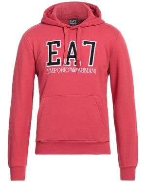 EA7 Sweatshirt Cotton, Polyester, Elastane - Red