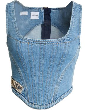 Pinko Top Cotton, Elastane - Blue