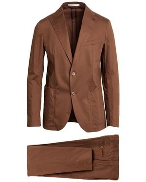 Tagliatore Light Suit Cotton, Elastane - Brown