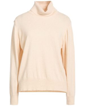 BLUE IV by ISABELLE VAN DEN ABEELE Turtleneck Viscose, Wool, Polyamide, Cashmere - Natural