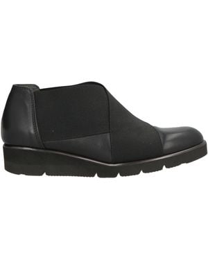 Melluso Ankle Boots Leather, Textile Fibers - Black
