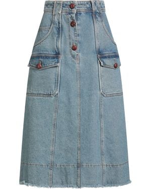 Philosophy Di Lorenzo Serafini Denim Skirt - Blue