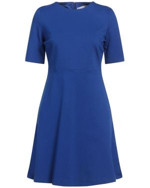 Caractere Mini Dress Viscose, Polyamide, Elastane - Blue