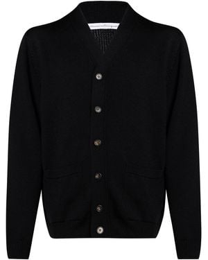 MILLENOVECENTOCINQUANTA7 Cardigan Merino Wool - Black