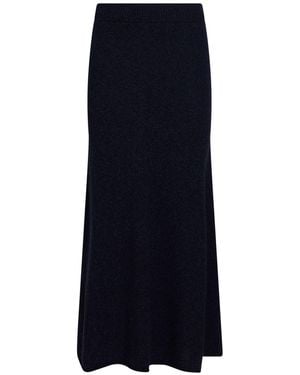 DRYKORN Maxi Skirt Wool, Cotton, Polyamide - Blue
