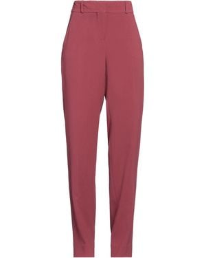 Incotex Pants Viscose, Acetate, Elastane - Red