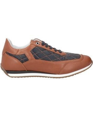 Testoni Tan Trainers Leather - Brown