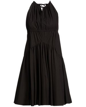 Philosophy Di Lorenzo Serafini Mini Dress Cotton - Black