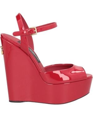 Dolce & Gabbana Sandals - Red