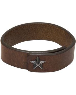 DIESEL Dark Bracelet Leather - Brown