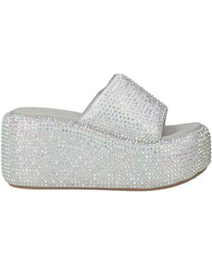 Le Silla Sandale - Grau