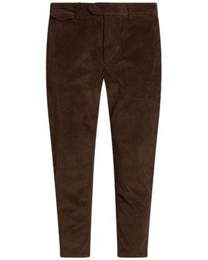 0/zero Construction Dark Trousers Cotton, Elastane - Brown