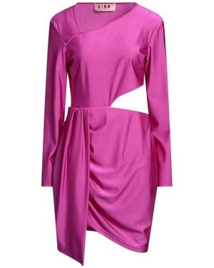 Gina Gorgeous Mini Dress Polyamide, Elastane - Pink